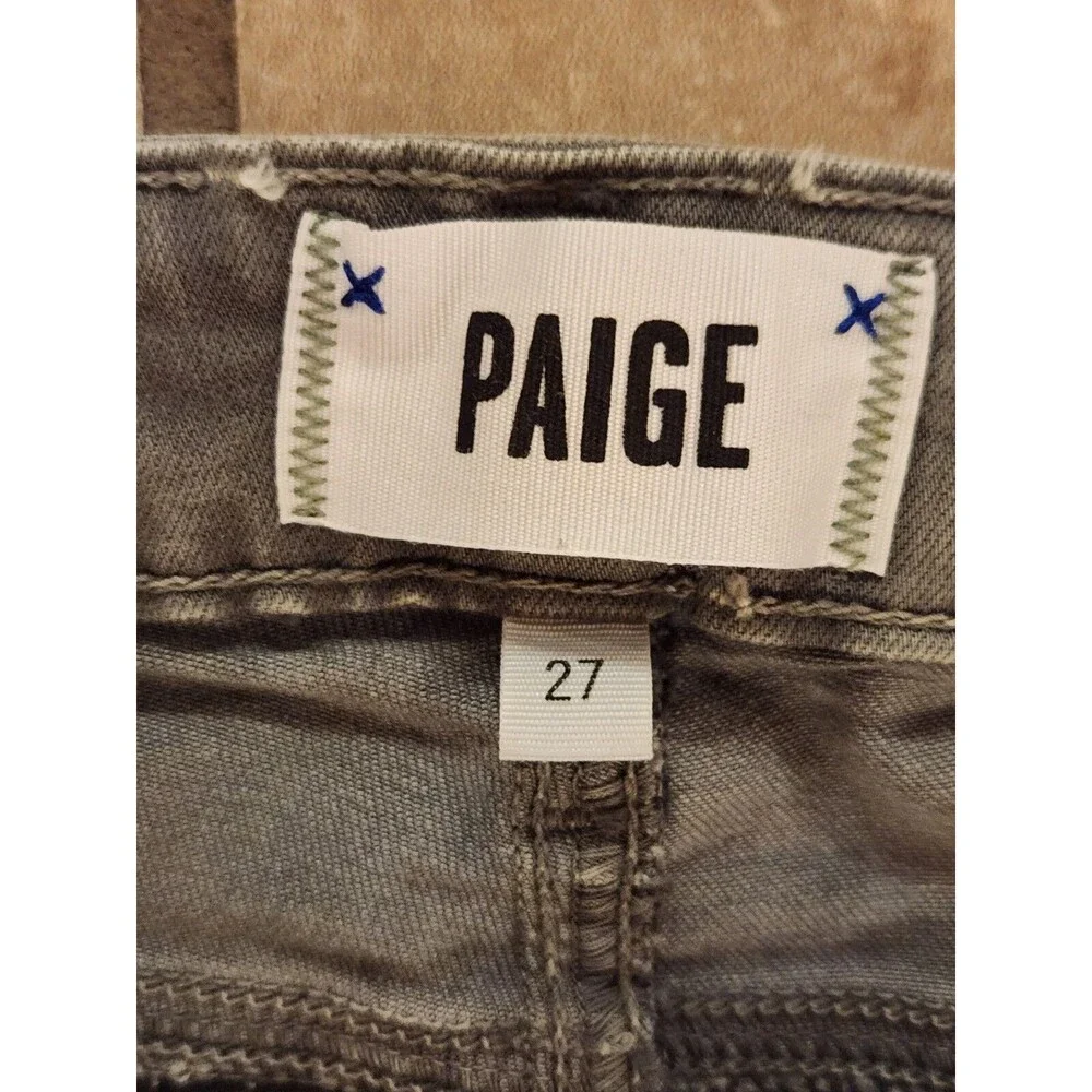 Paige Verdugo Ankle Women Size 27 Gray Pants